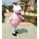 Cartoon Lively Suzy Sheep Wearing Pink Suit Mascot Costume Cartoon Lively Suzy Sheep Wearing Pink Suit Mascot Costume