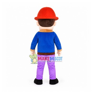 Logging Team Owner The Logger Vick Cartoon Mascot Costume