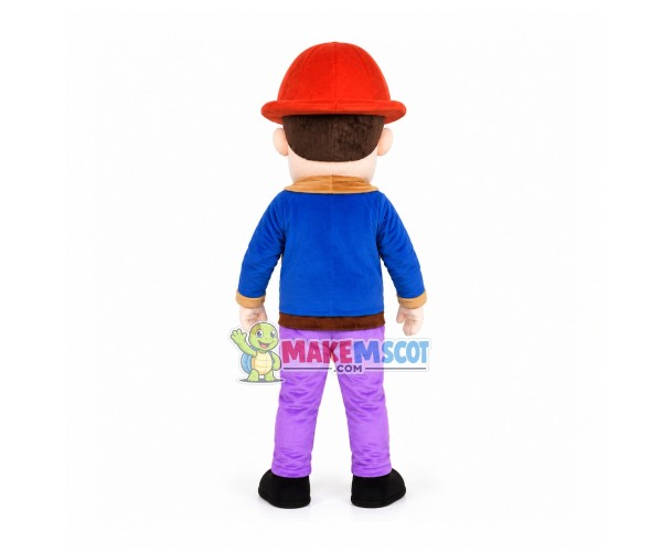 Logging Team Owner The Logger Vick Cartoon Mascot Costume