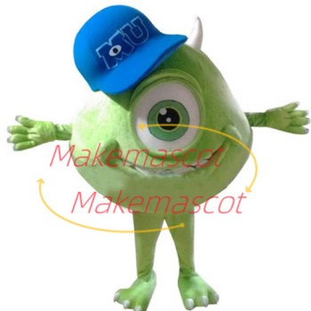 Adult Fancy Cartoon Monocular With Cap Mascot Costume Adult Fancy Cartoon Monocular With Cap Mascot Costume