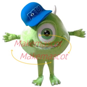 Adult Fancy Cartoon Monocular With Cap Mascot Costume Adult Fancy Cartoon Monocular With Cap Mascot Costume