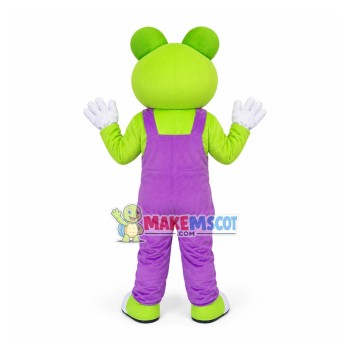 Adult Cute Cartoon Frog With Big Eyes Mascot Costume Adult Cute Cartoon Frog With Big Eyes Mascot Costume