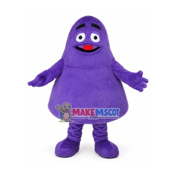 Purple monster Mascot Costume