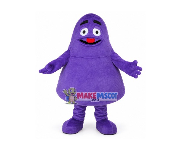 Purple monster Mascot Costume Purple monster Mascot Costume
