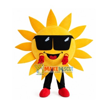Mr.Sun Sunflower Mascot Costume Mr.Sun Sunflower Mascot Costume