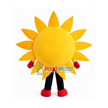 Mr.Sun Sunflower Mascot Costume Mr.Sun Sunflower Mascot Costume