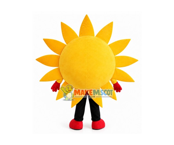 Mr.Sun Sunflower Mascot Costume Mr.Sun Sunflower Mascot Costume
