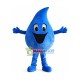 Blue Water Droplet Mascot Costume