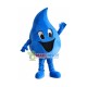Blue Water Droplet Mascot Costume