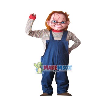 Chucky Mascot Costume Chucky Mascot Costume
