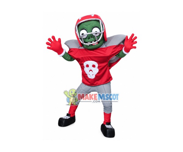 Football Zombie Mascot Costume Football Zombie Mascot Costume