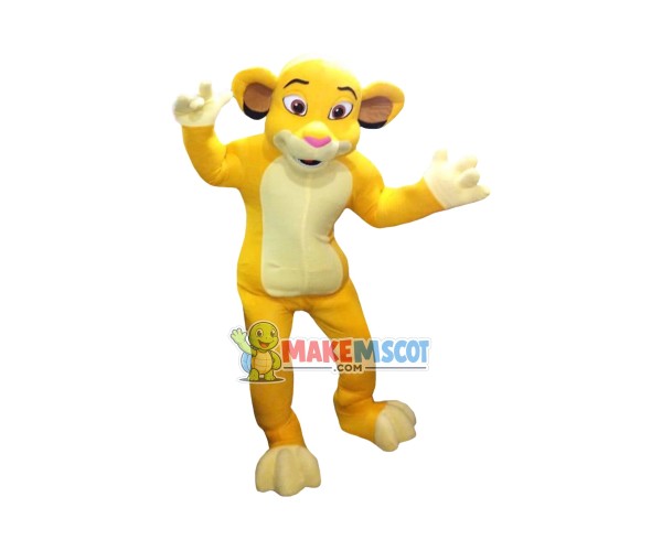Lion King Costume Simba 2 Mascot Costume