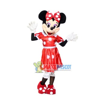 Mouse Clubhouse Regular Red Miss Mouse Minnie Mascot Costume Mouse Clubhouse Regular Red Miss Mouse Minnie Mascot Costume