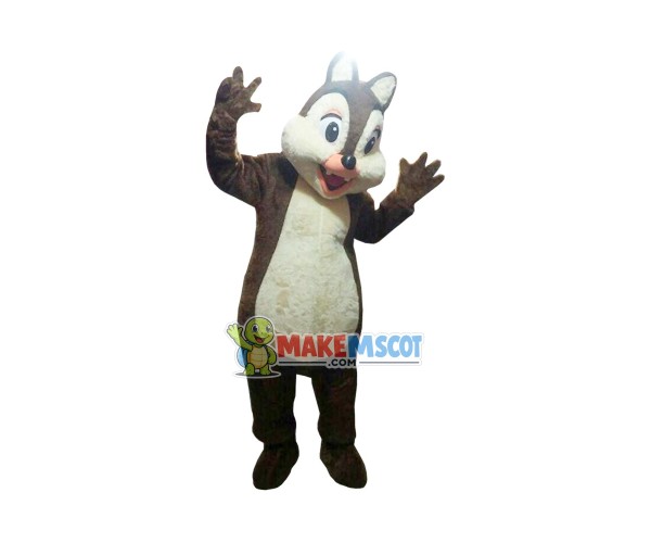 Mouse Clubhouse Chipmunks Chip Mascot Costume Mouse Clubhouse Chipmunks Chip Mascot Costume