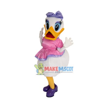 Mouse Clubhouse Miss Duck Daisy Duck Mascot Costume Mouse Clubhouse Miss Duck Daisy Duck Mascot Costume