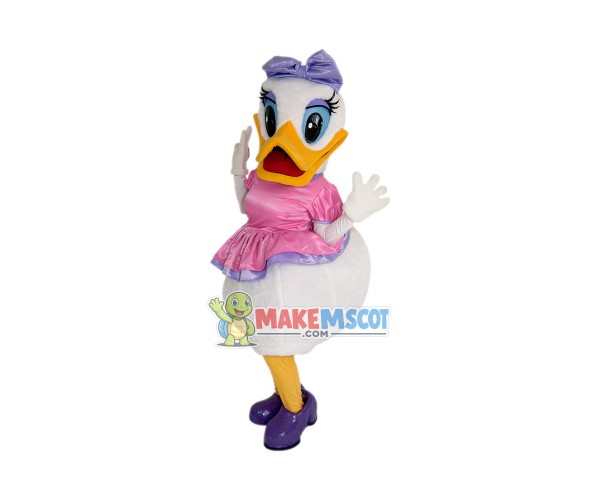 Mouse Clubhouse Miss Duck Daisy Duck Mascot Costume