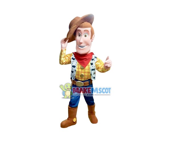 Regular Mr. Woody Mascot Costume Regular Mr. Woody Mascot Costume