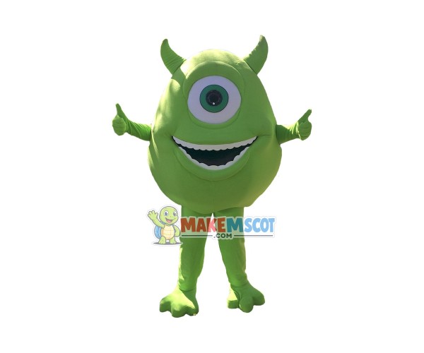 Mike Wazowski Mascot Costume Mike Wazowski Mascot Costume