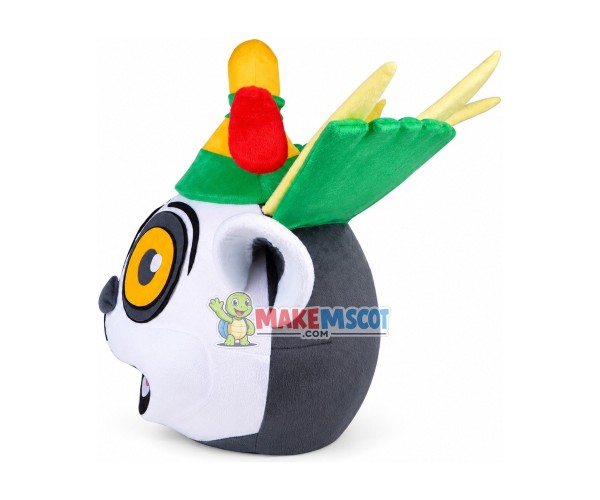 Unisex Madagascar King Julian Lemur Lemuroid Lemuridae Mascot Costume Cartoon Character Unisex Madagascar King Julian Lemur Lemuroid Lemuridae Mascot Costume Cartoon Character