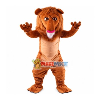 Cute Wally Lion Mascot Costume Cute Wally Lion Mascot Costume