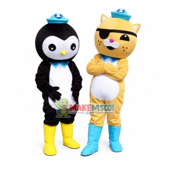 The Octonauts Barnacles Kwazii Peso Shellington Mascot Costumes The Octonauts Barnacles Kwazii Peso Shellington Mascot Costumes