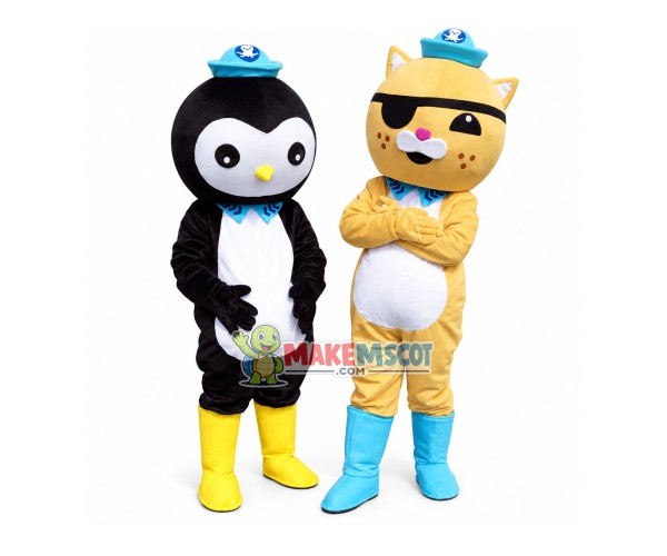 The Octonauts Barnacles Kwazii Peso Shellington Mascot Costumes The Octonauts Barnacles Kwazii Peso Shellington Mascot Costumes