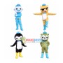 The Octonauts Barnacles Kwazii Peso Shellington Mascot Costumes