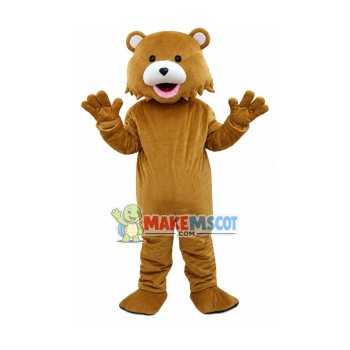 Brown Bear Adult Mascots Costume Fancy Dress Free Shipping