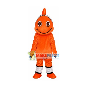 Nemo Clownfish Mascot Costume Buffoon fish Cartoon Fancy Dress