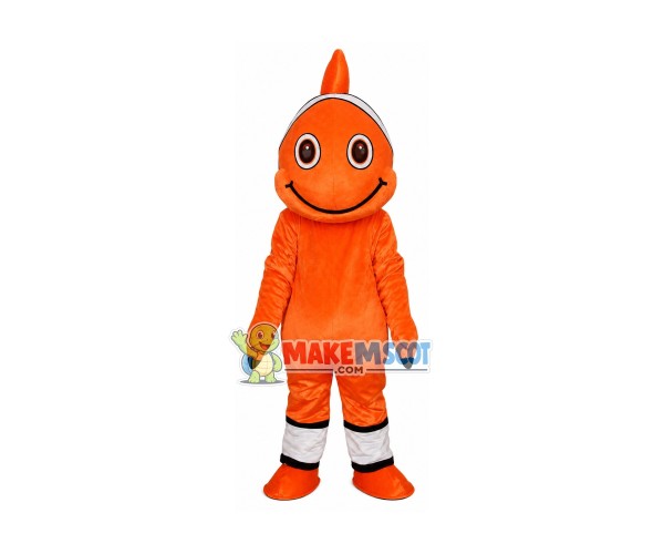 Nemo Clownfish Mascot Costume Buffoon fish Cartoon Fancy Dress