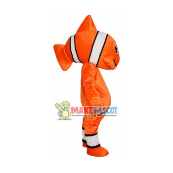 Nemo Clownfish Mascot Costume Buffoon fish Cartoon Fancy Dress Nemo Clownfish Mascot Costume Buffoon fish Cartoon Fancy Dress