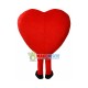 New Red Love Heart Mascot Costume Christmas Party Dress New Red Love Heart Mascot Costume Christmas Party Dress