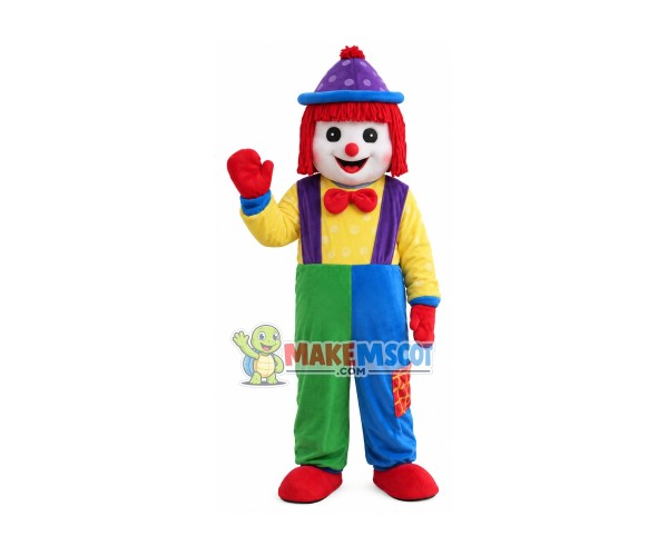 Hot Clown Comic Mascot Costume Halloween Party Dress Hot Clown Comic Mascot Costume Halloween Party Dress