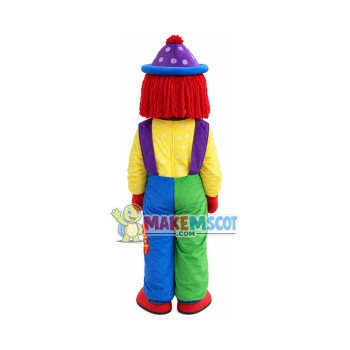 Hot Clown Comic Mascot Costume Halloween Party Dress Hot Clown Comic Mascot Costume Halloween Party Dress
