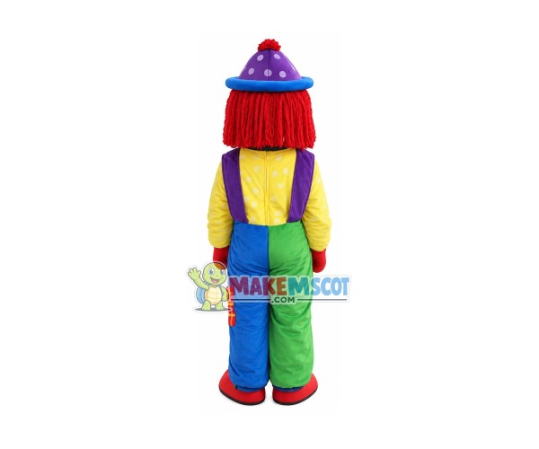 Hot Clown Comic Mascot Costume Halloween Party Dress Hot Clown Comic Mascot Costume Halloween Party Dress