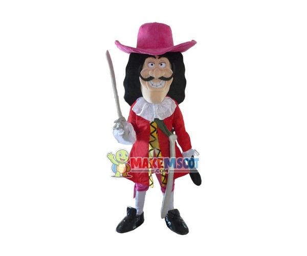 Vikings Pirate Captain Hook Mascot Costume Fancy Dress Vikings Pirate Captain Hook Mascot Costume Fancy Dress