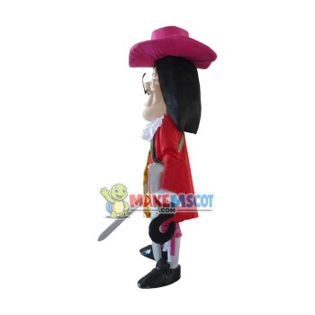 Vikings Pirate Captain Hook Mascot Costume Fancy Dress Vikings Pirate Captain Hook Mascot Costume Fancy Dress