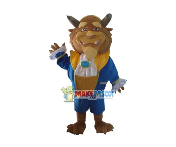 Beast Mascot Costume From Beauty and the Beast Fancy Dress Beast Mascot Costume From Beauty and the Beast Fancy Dress