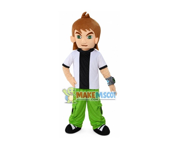 Ben 10 Cartoon Mascot Costume Adult Size Free Shipping Ben 10 Cartoon Mascot Costume Adult Size Free Shipping