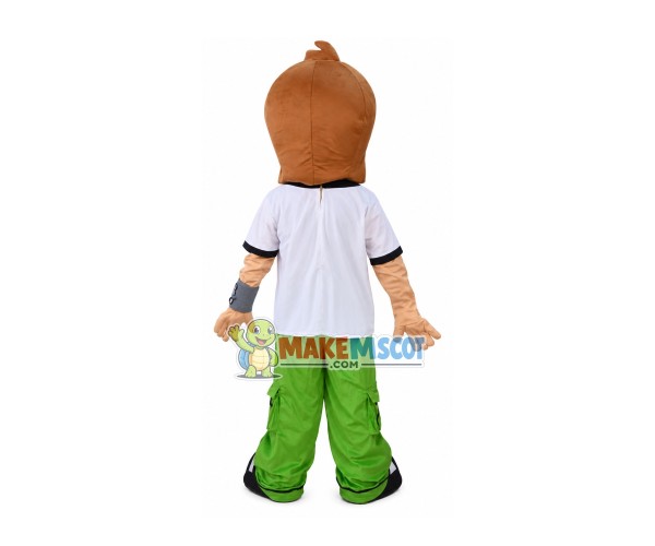 Ben 10 Cartoon Mascot Costume Adult Size Free Shipping