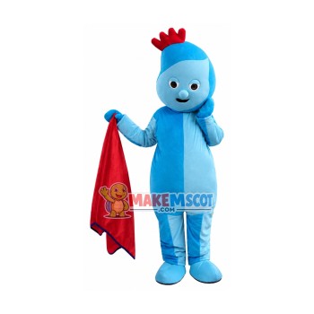 Iggle Piggle Mascot Costume In The Night Garden Cosplay Fancy Dress