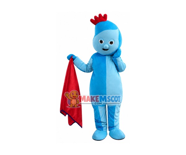Iggle Piggle Mascot Costume In The Night Garden Cosplay Fancy Dress