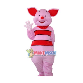 Cute Pink Piglet Pig Cartoon Mascot Costume Fancy Party Dress Cute Pink Piglet Pig Cartoon Mascot Costume Fancy Party Dress