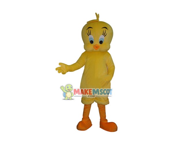 Tweety Looney Mascot Costume Cartoon Bird Fancy Dress Adult Tweety Looney Mascot Costume Cartoon Bird Fancy Dress Adult