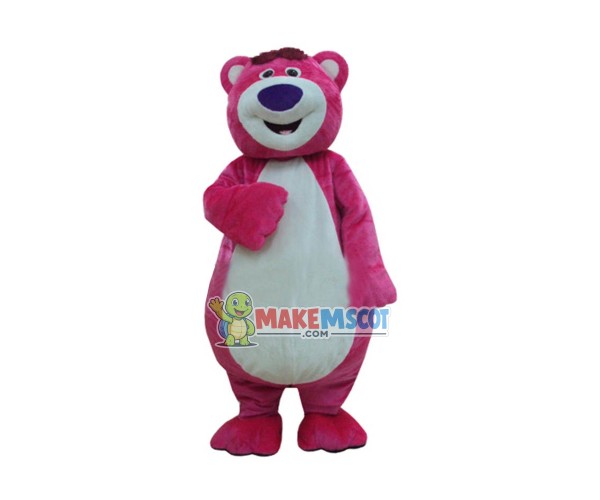 Toy Story Lots-O'-Huggin' Bear Lotso Mascot Costume Toy Story Lots-O'-Huggin' Bear Lotso Mascot Costume