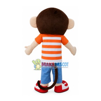 Monkey Adult Animal Cartoon Character Mascot Costume Monkey Adult Animal Cartoon Character Mascot Costume