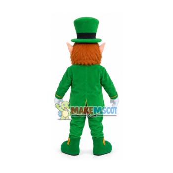 Friendly Irish Leprechaun Mascot Costume Friendly Irish Leprechaun Mascot Costume