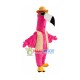 Red Flamingo Mascot Costume Red Flamingo Mascot Costume