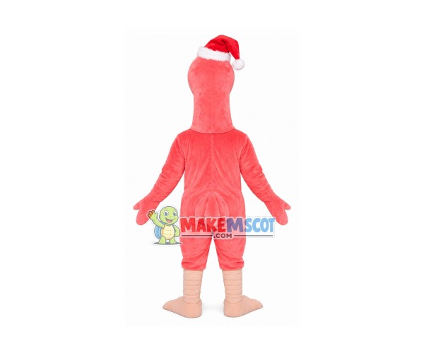 Christmas Flamingo Mascot Costume
