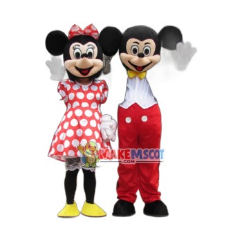 Disney Minnie, Mickey,Donald Duck,Daisy Duck,Pluto & Goofy Mascot Costume